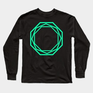 Green Circles Long Sleeve T-Shirt